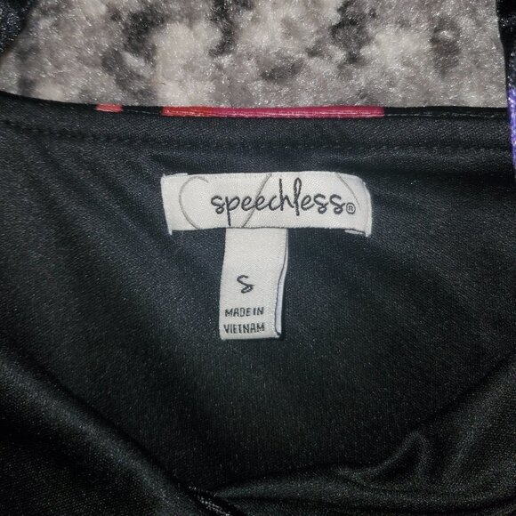 Speechless Velvet Striped Jumpsuit  EUC - Picture 12 of 14